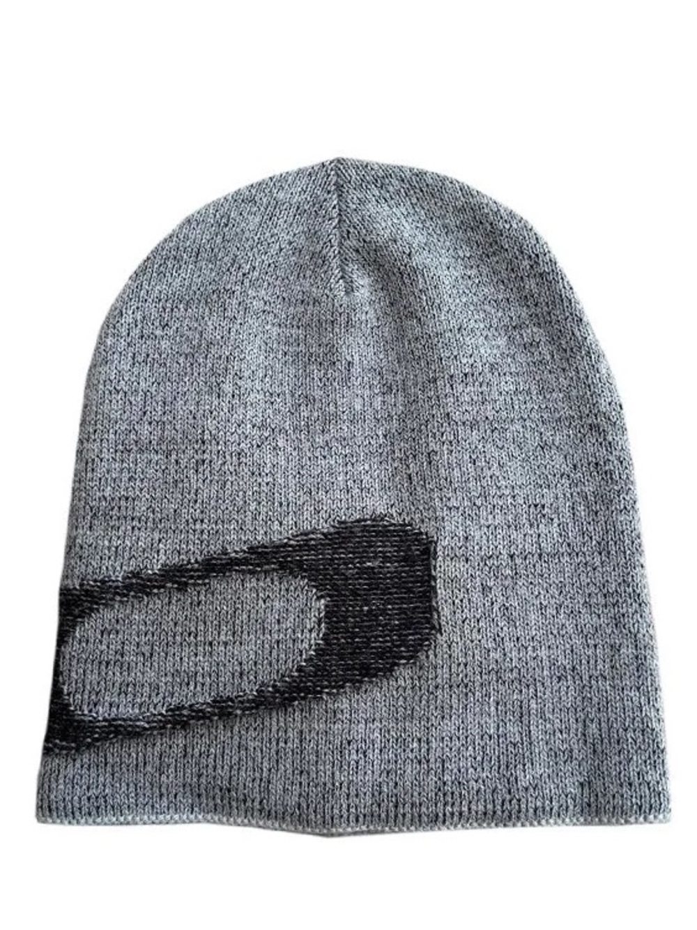 Vintage Oakley Ellipse Heather Grey / Black Beanie
